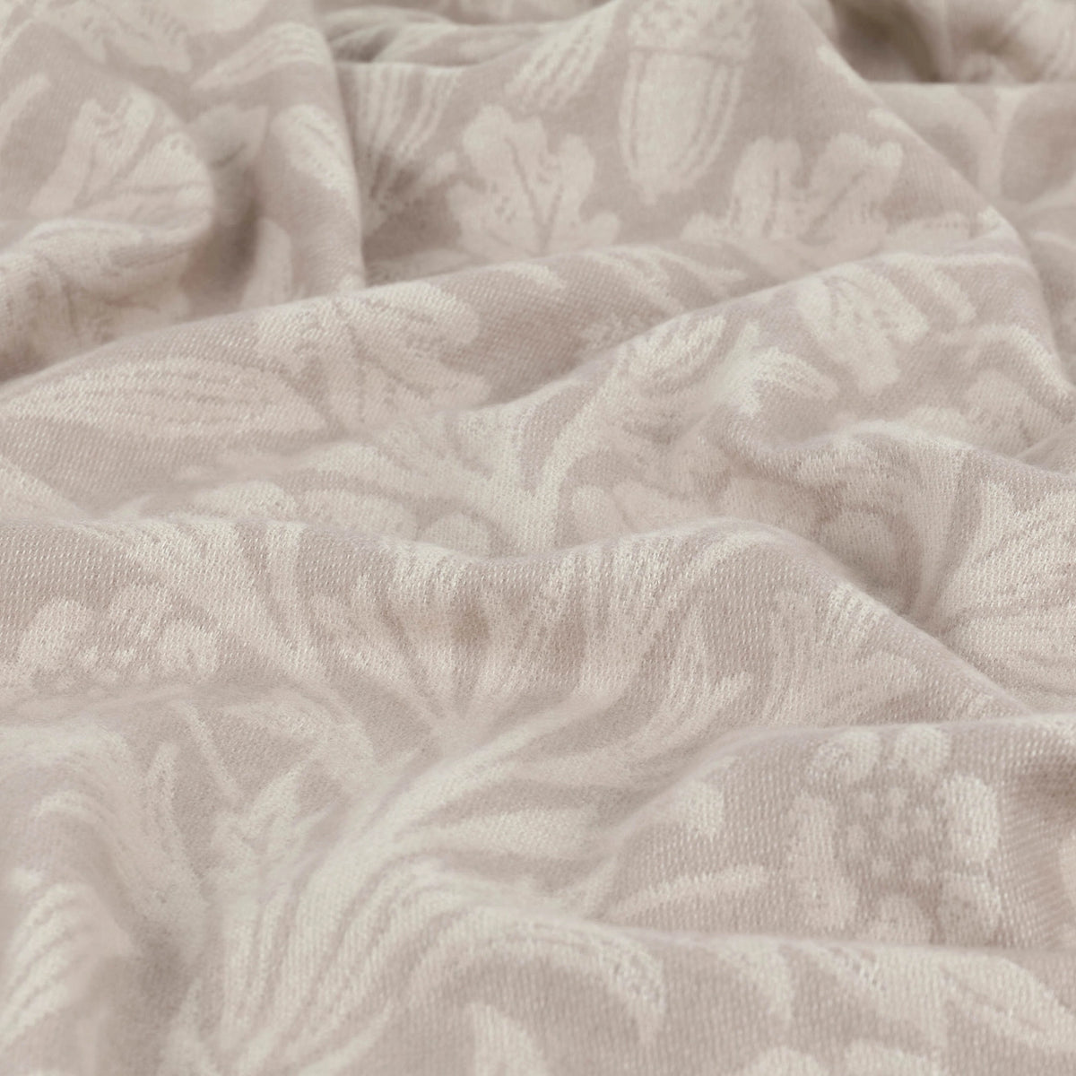 Jacquard Throw Stone - Ivory