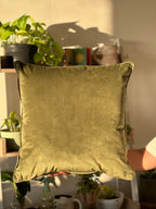 Pumpkin Spice Tufted Velvet Cushion