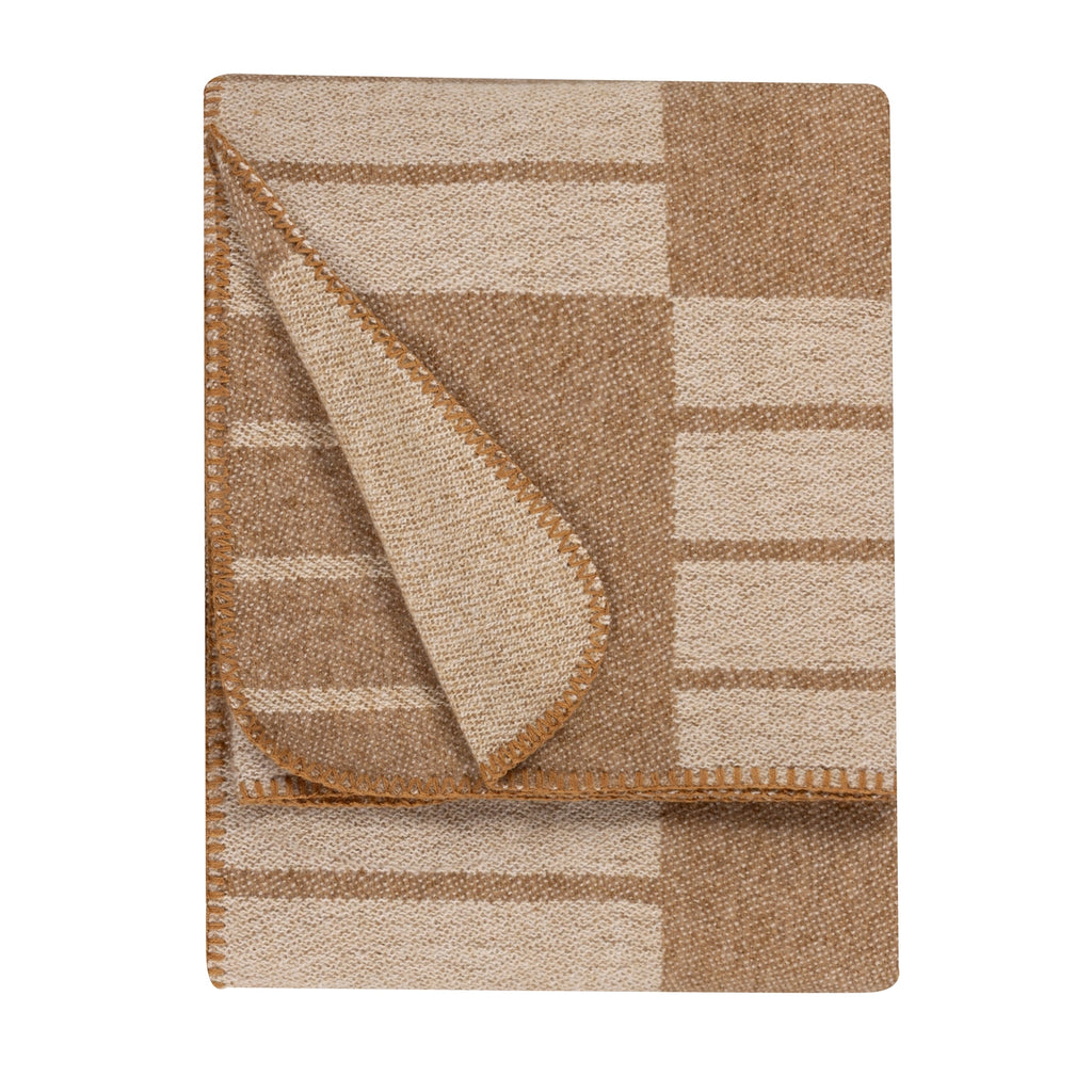 Harlech Woven Reversible Throw Biscuit