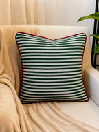 Emerald Green Qulited Jungle Safari Printed Cushion Covrer