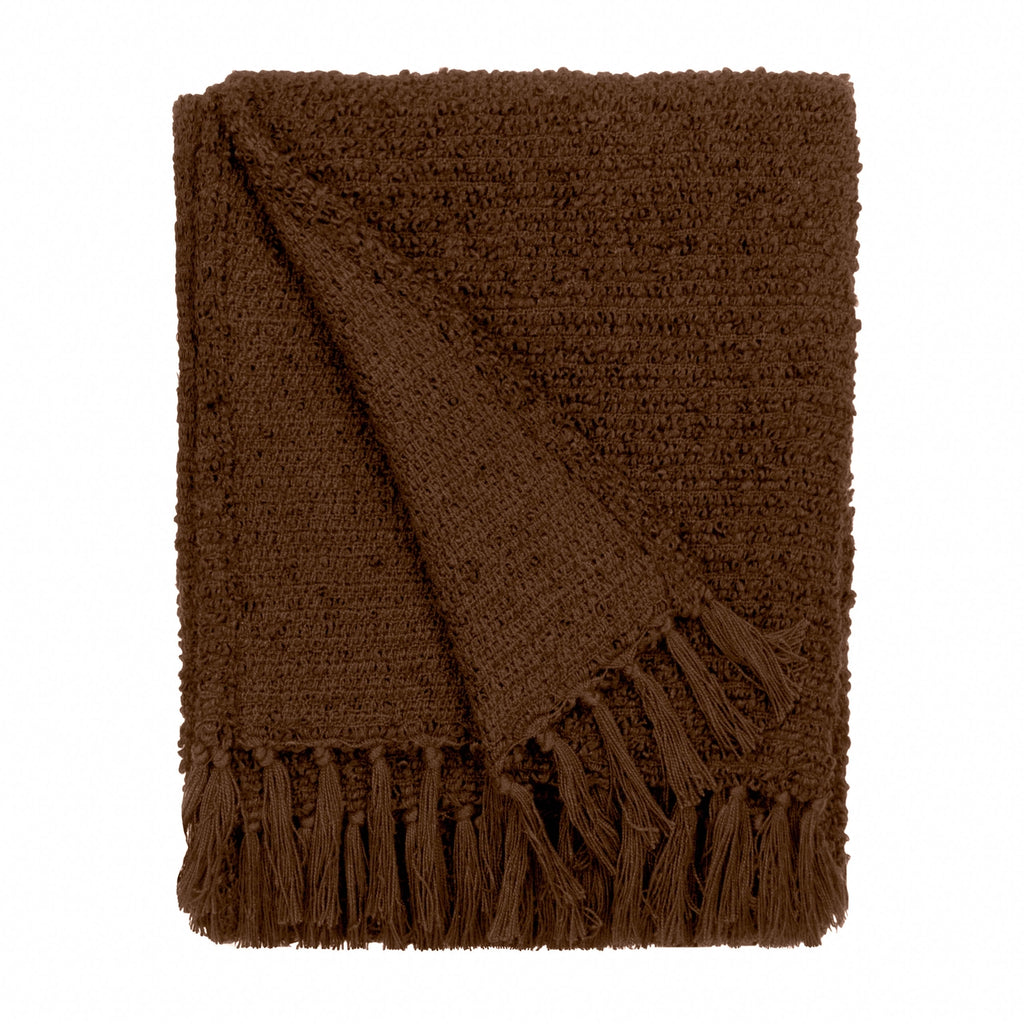 Textured Throw Cocoa