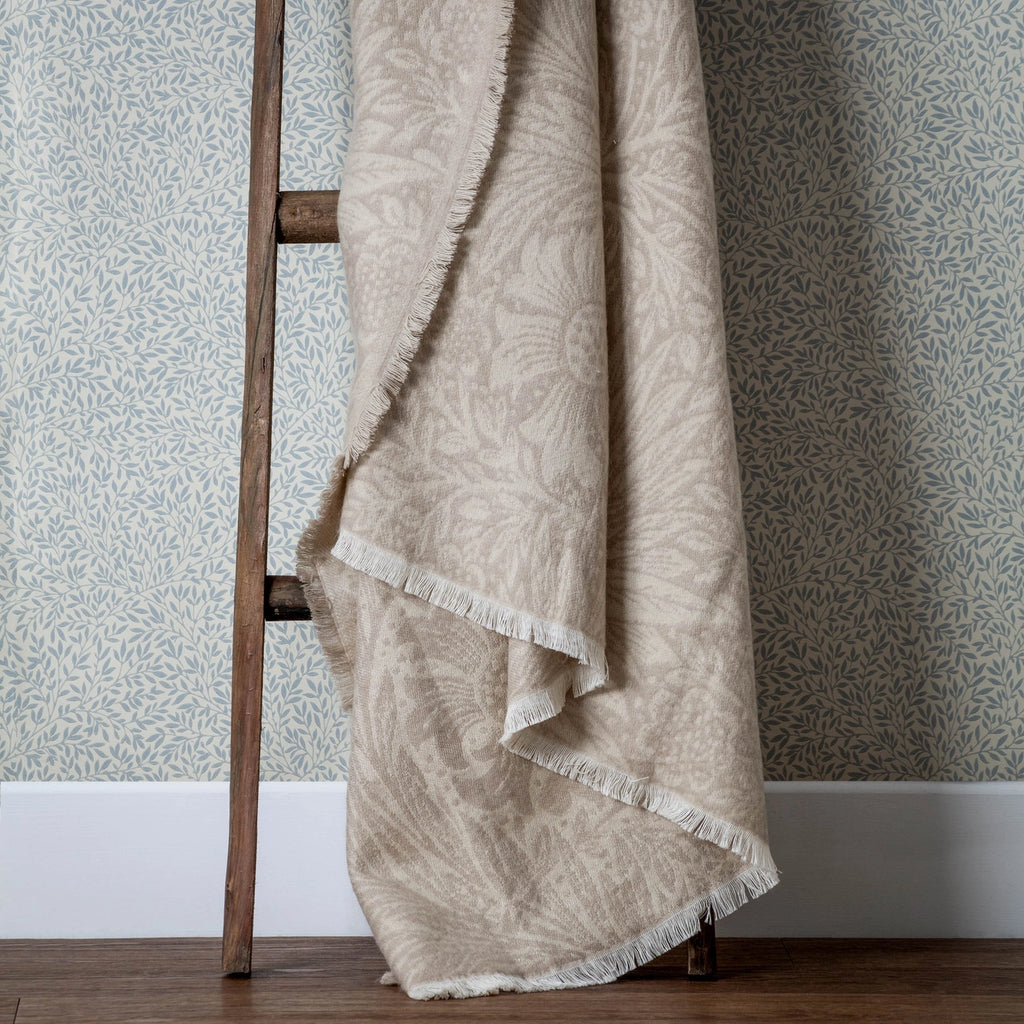 Jacquard Throw Stone - Ivory