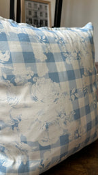 English Meadow Gingham Cushion Cover