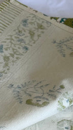 Handmade Jaipur Block Print Table Runner - Green