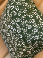 Olive Bloom Cushion Cover