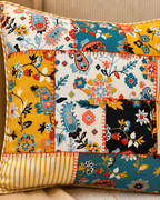 Multicoloured Patch work Cushion cover