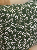 Olive Bloom Cushion Cover