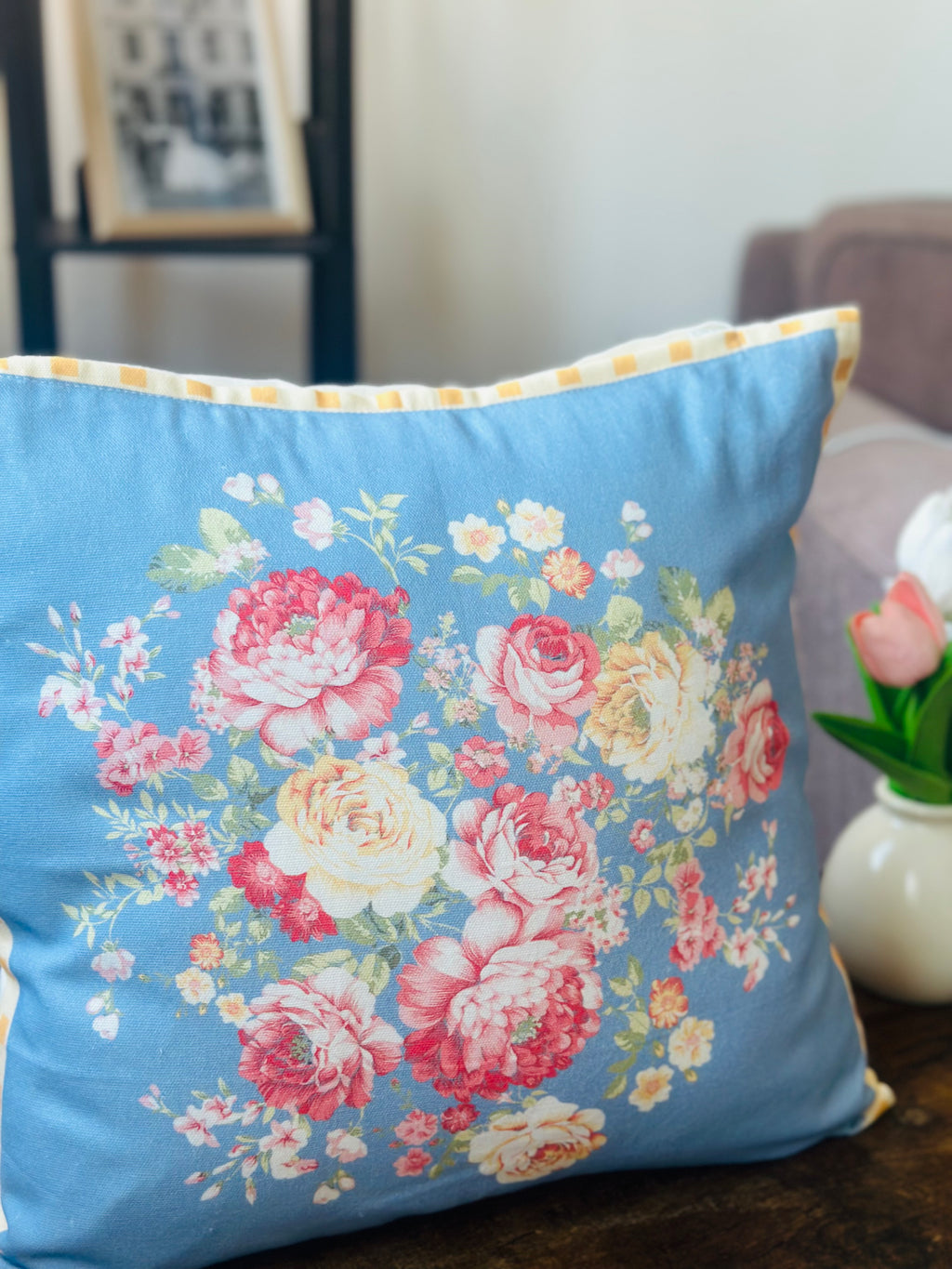 Multi-Coloured Floral vintage Cushion cover