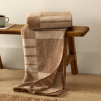 Harlech Woven Reversible Throw Biscuit