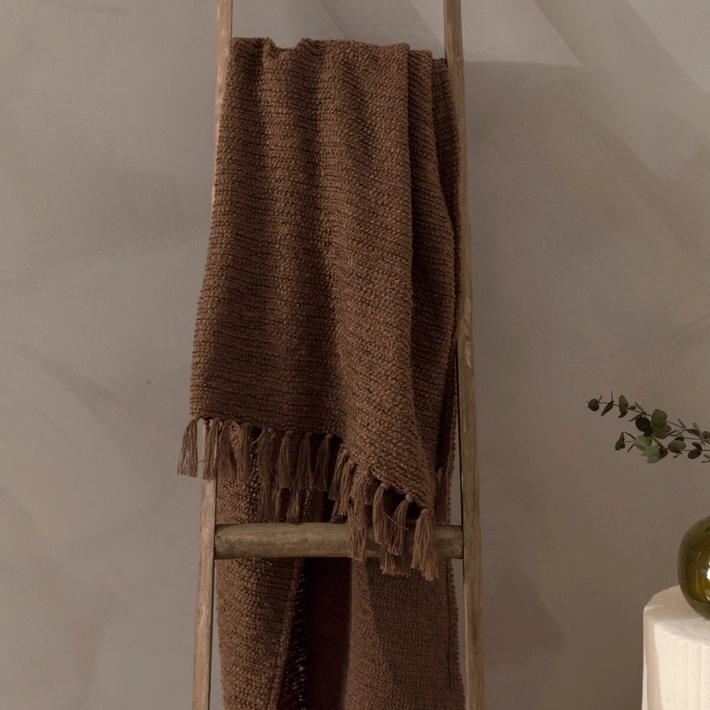 Textured Throw Cocoa