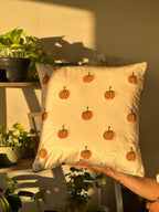 Pumpkin Spice Tufted Velvet Cushion